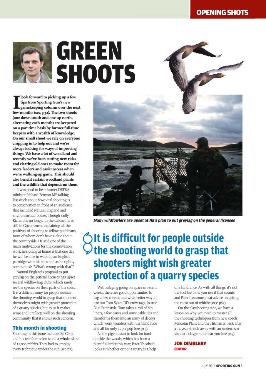 Sporting Gun Preview Pages