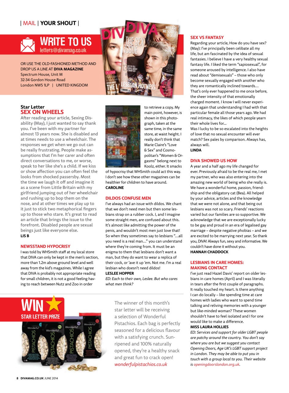 DIVA Magazine Preview Pages