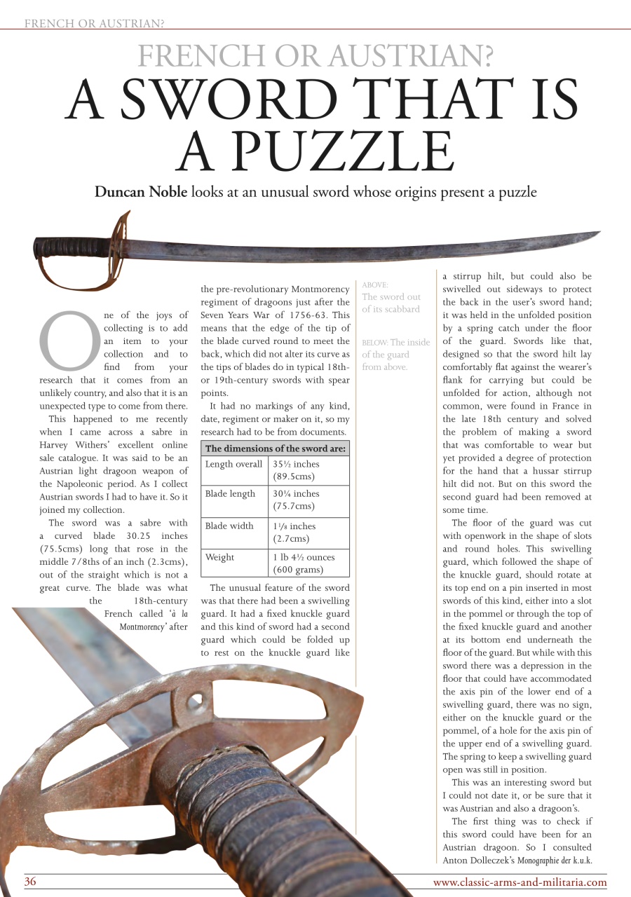 Classic Arms & Militaria Preview Pages