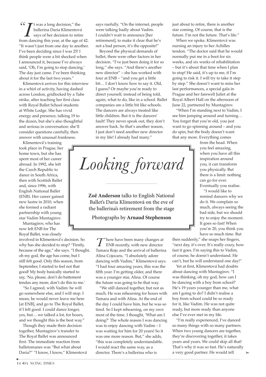 Dancing Times Preview Pages