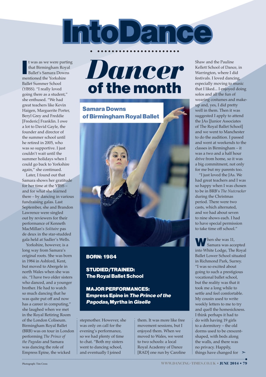 Dancing Times Preview Pages