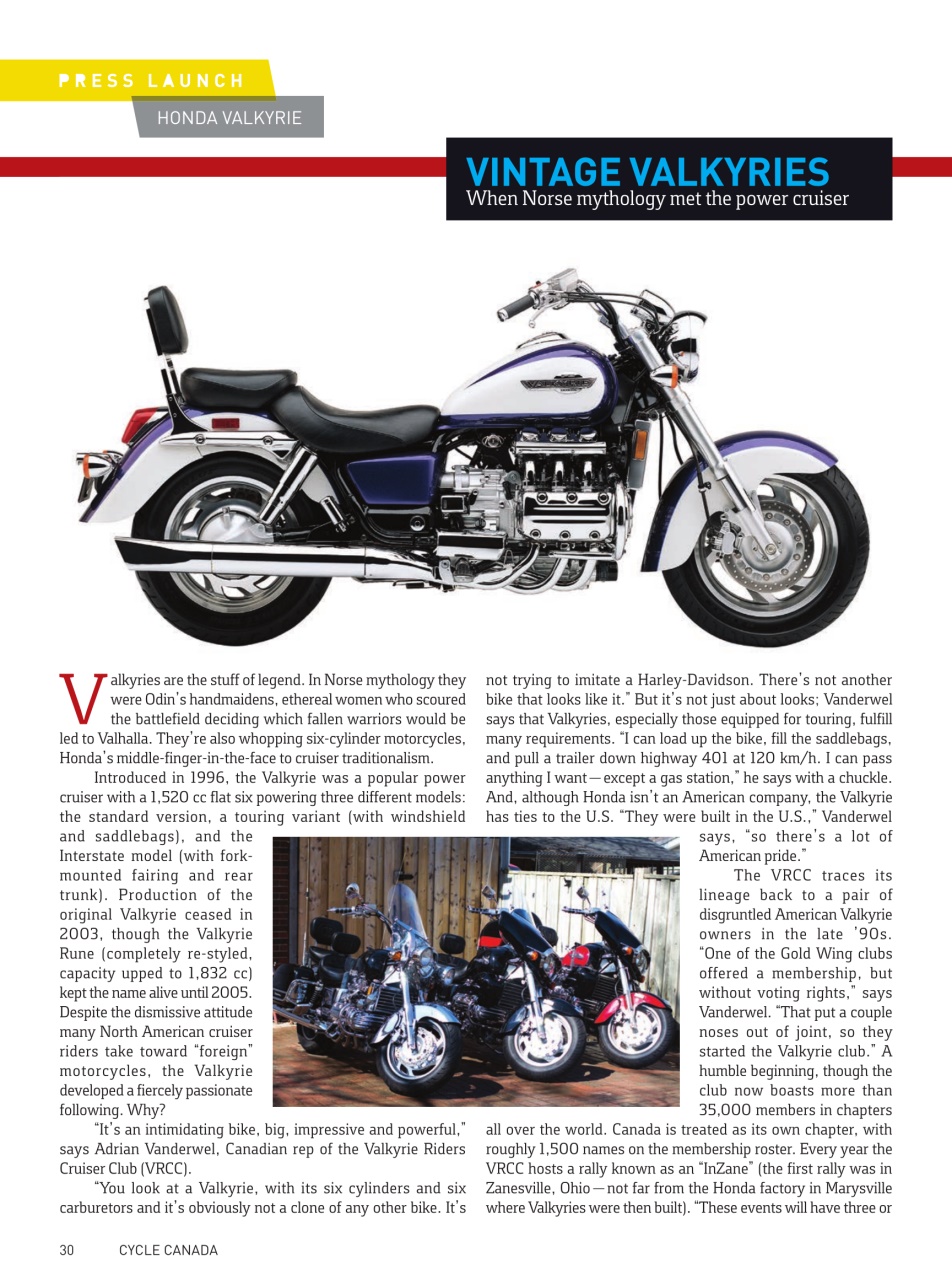 Cycle Canada Preview Pages