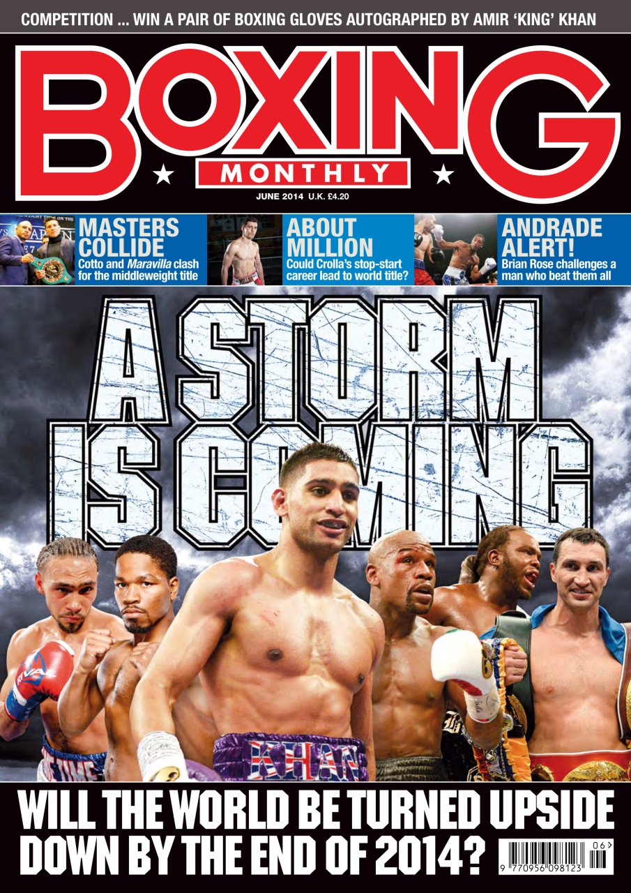Boxing Monthly Preview Pages