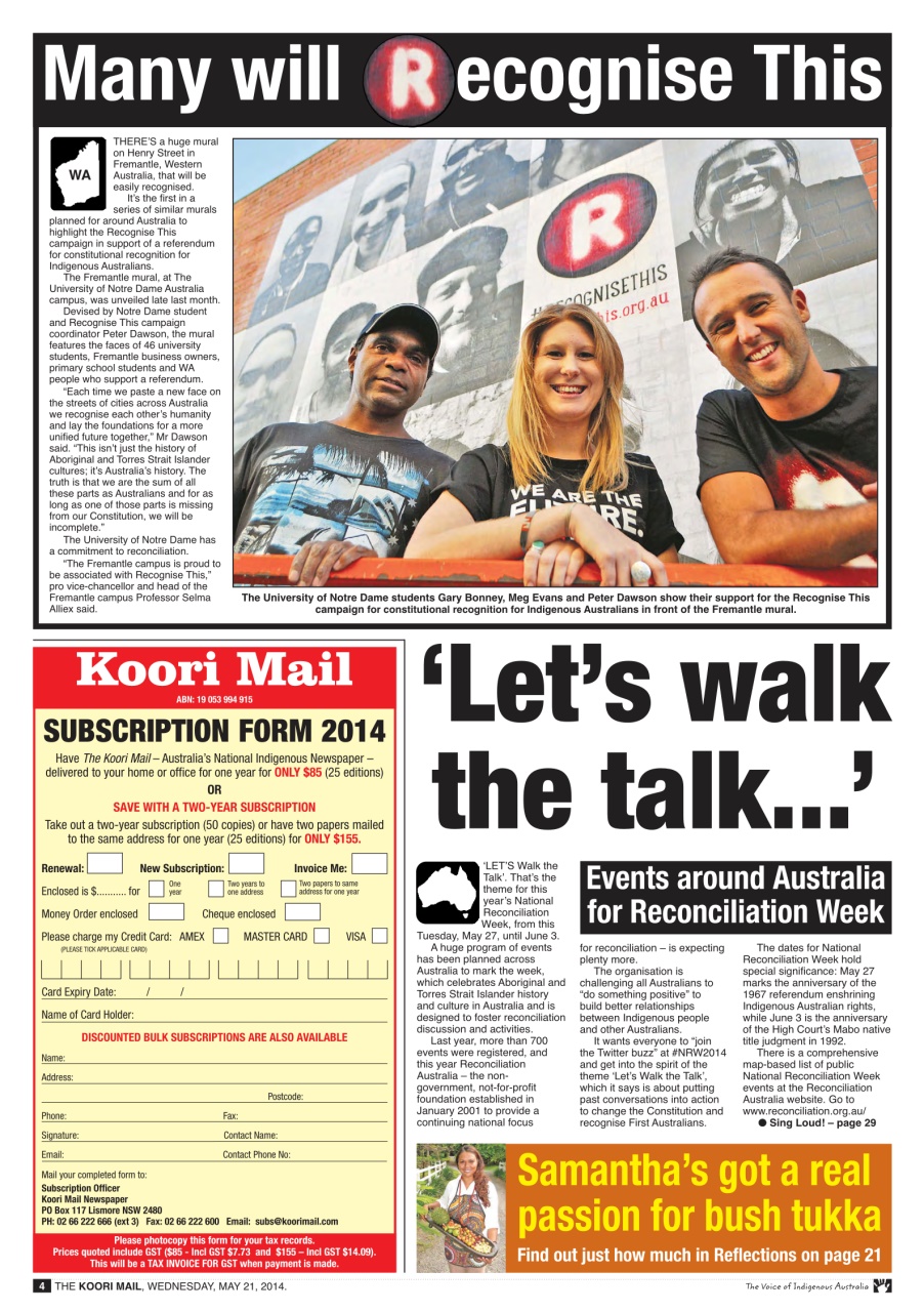 Koori Mail Preview Pages