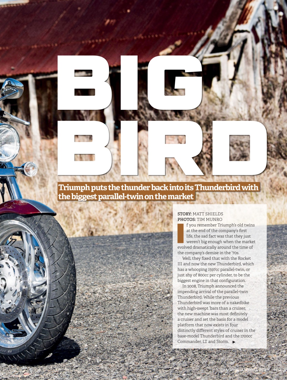 Australian Road Rider Preview Pages