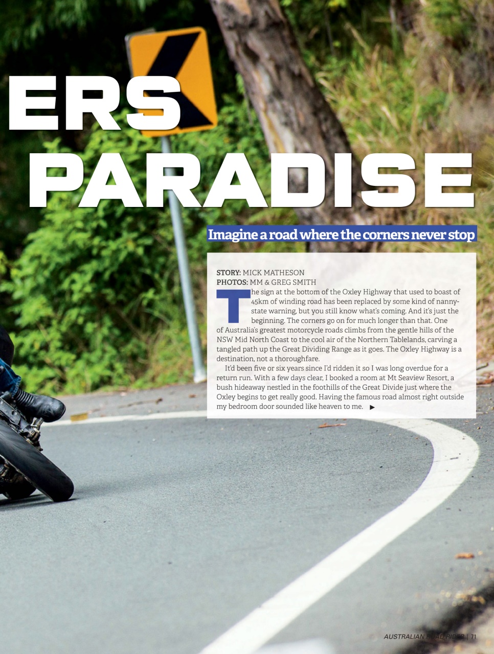 Australian Road Rider Preview Pages