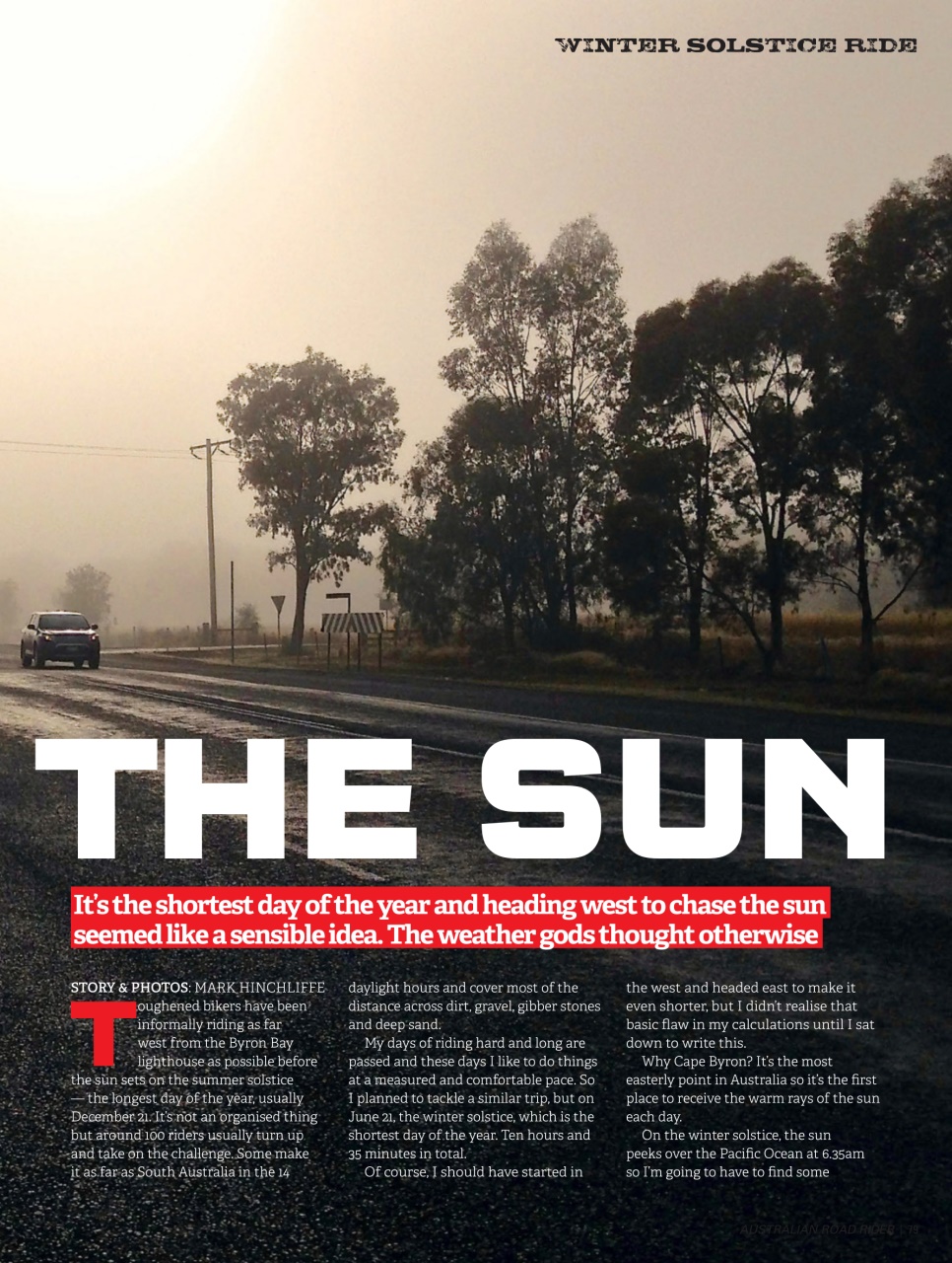Australian Road Rider Preview Pages