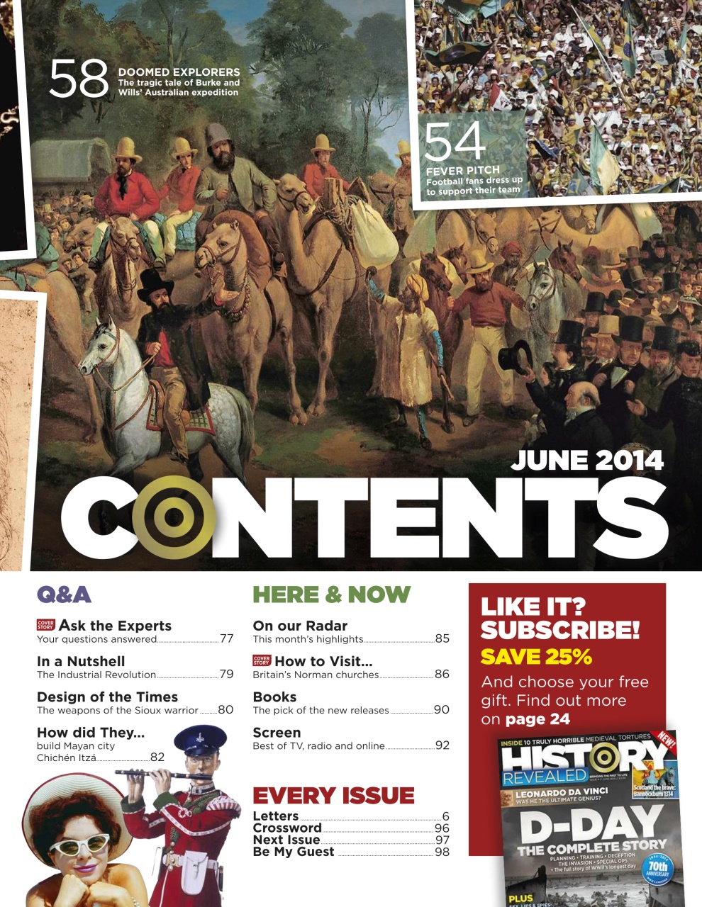 BBC History Revealed Magazine Preview Pages