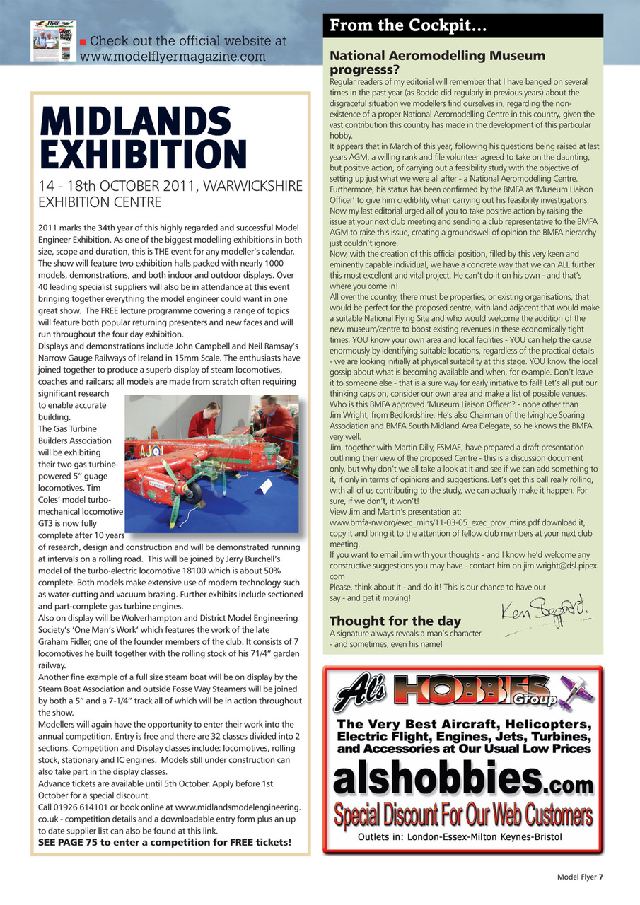 Radio Control Model Flyer Preview Pages