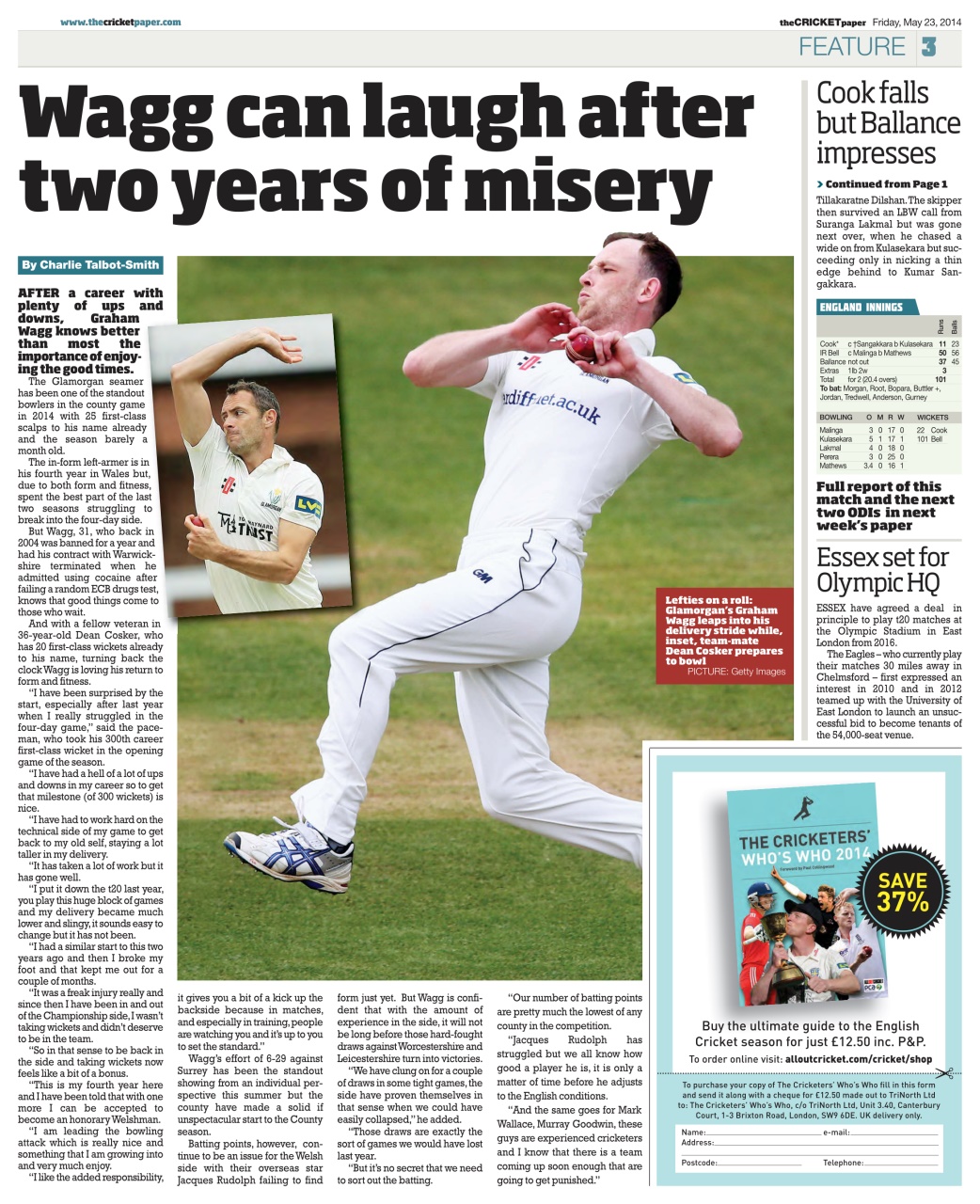 The Cricket Paper Preview Pages