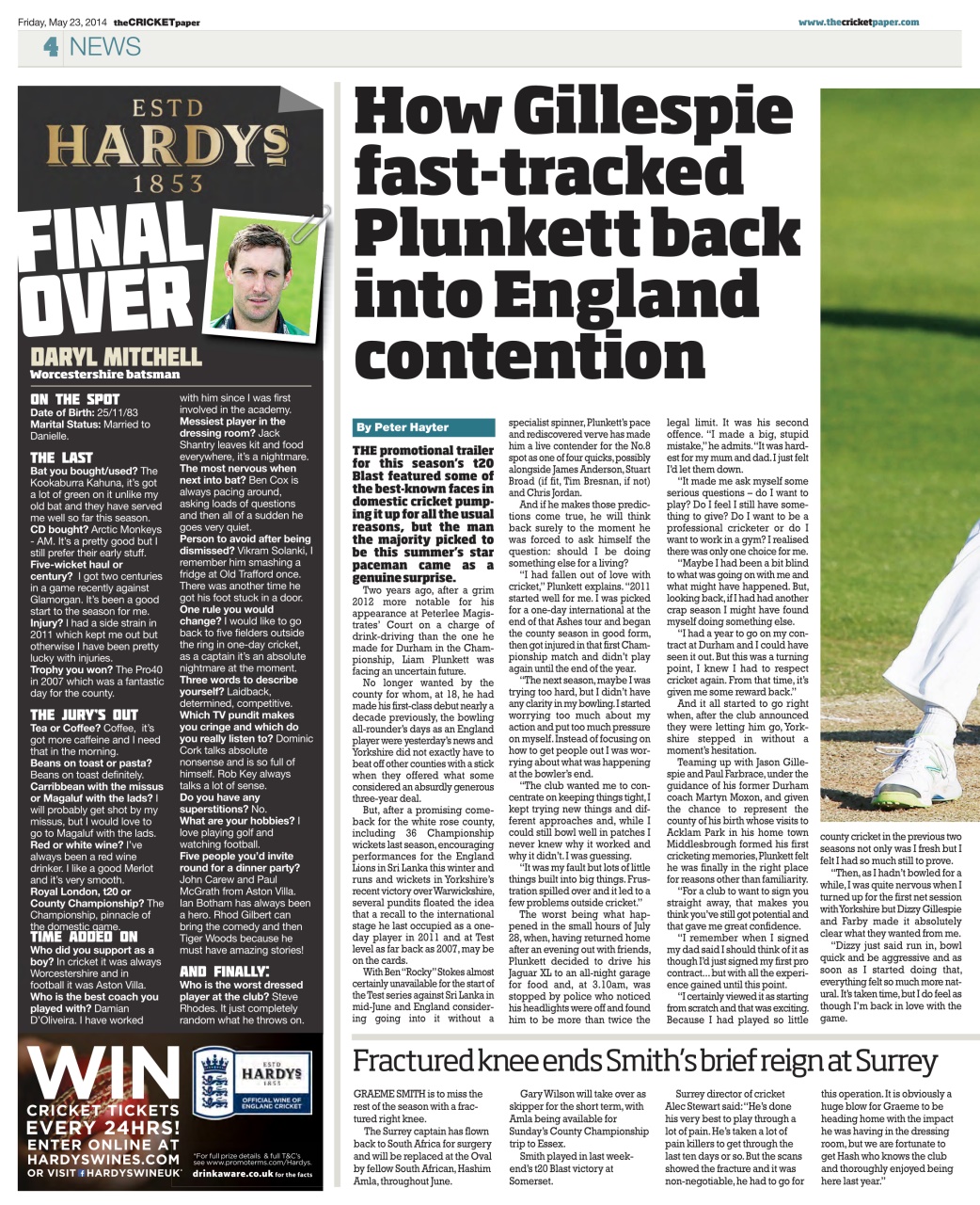 The Cricket Paper Preview Pages