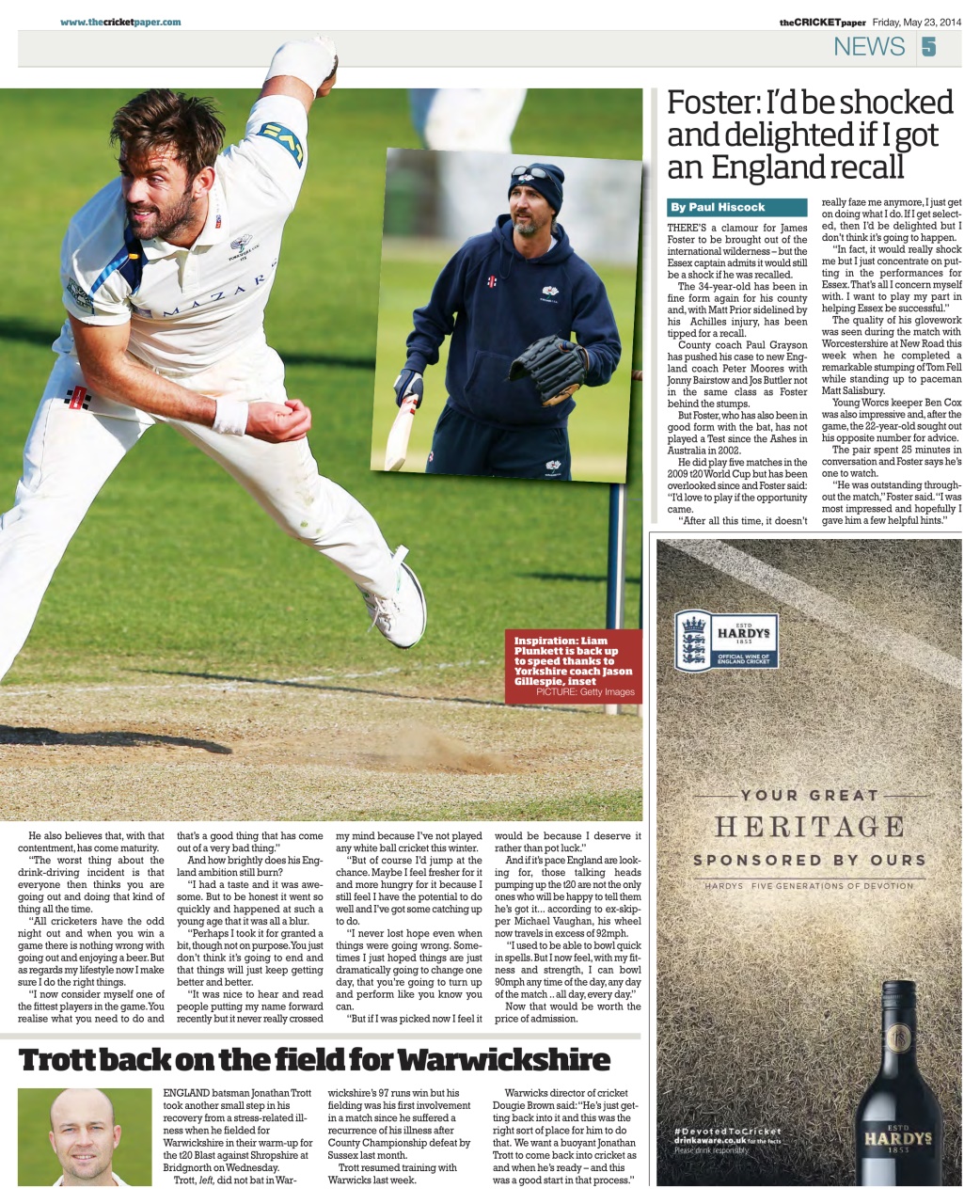 The Cricket Paper Preview Pages