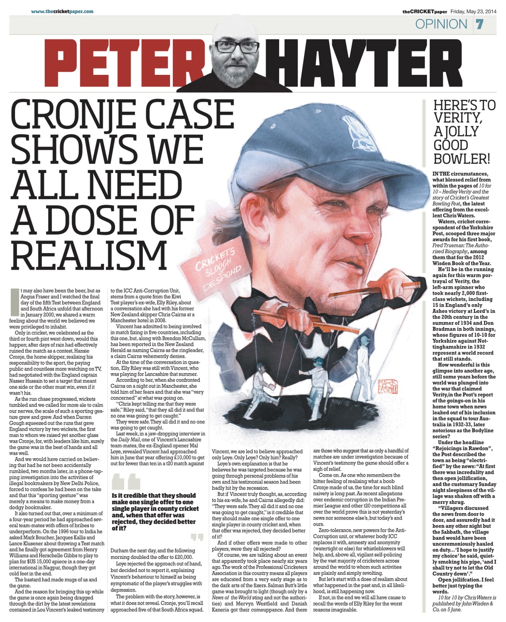 The Cricket Paper Preview Pages