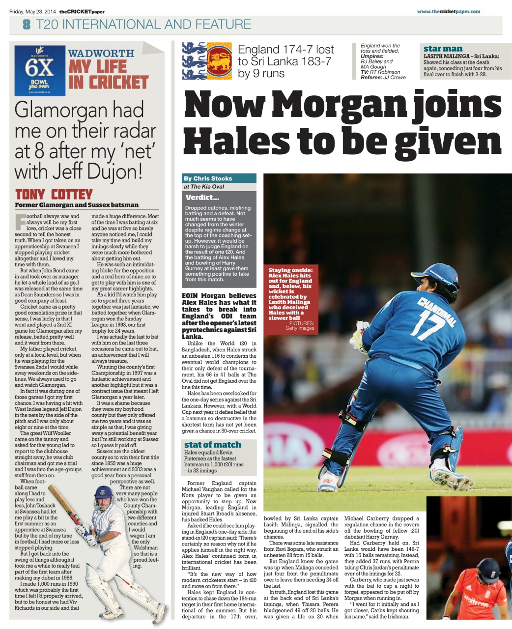 The Cricket Paper Preview Pages