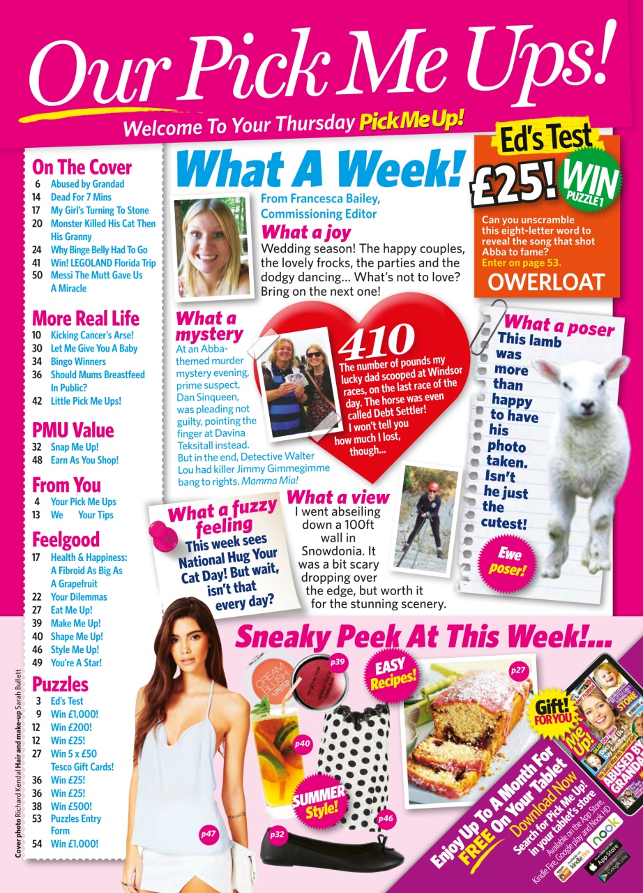 Pick Me Up Preview Pages