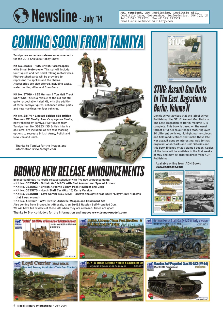 Model Military International Preview Pages