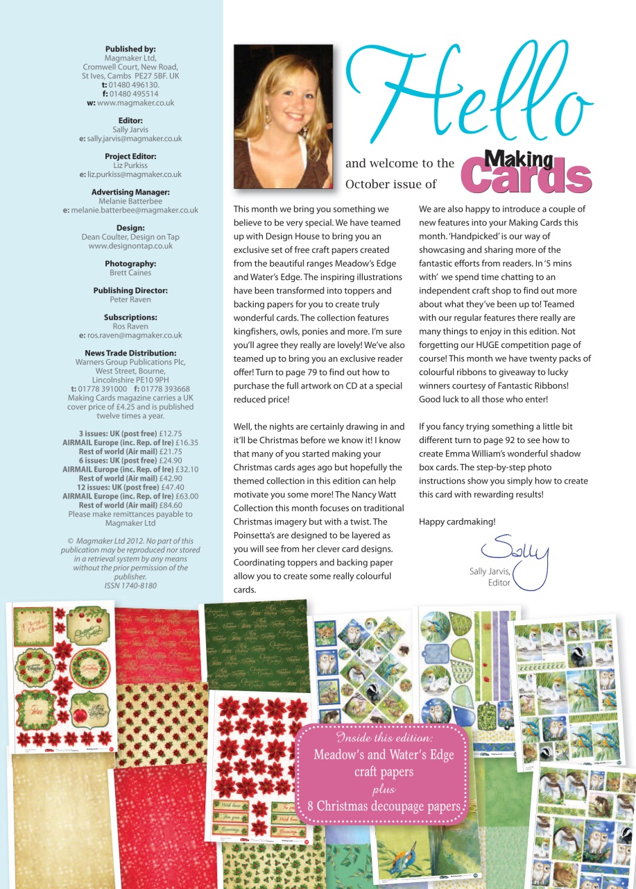 Making Cards & Papercraft Preview Pages