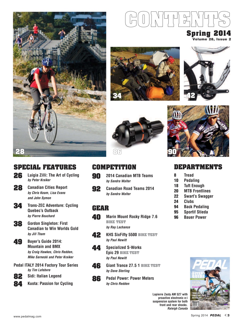 Pedal Magazine Preview Pages