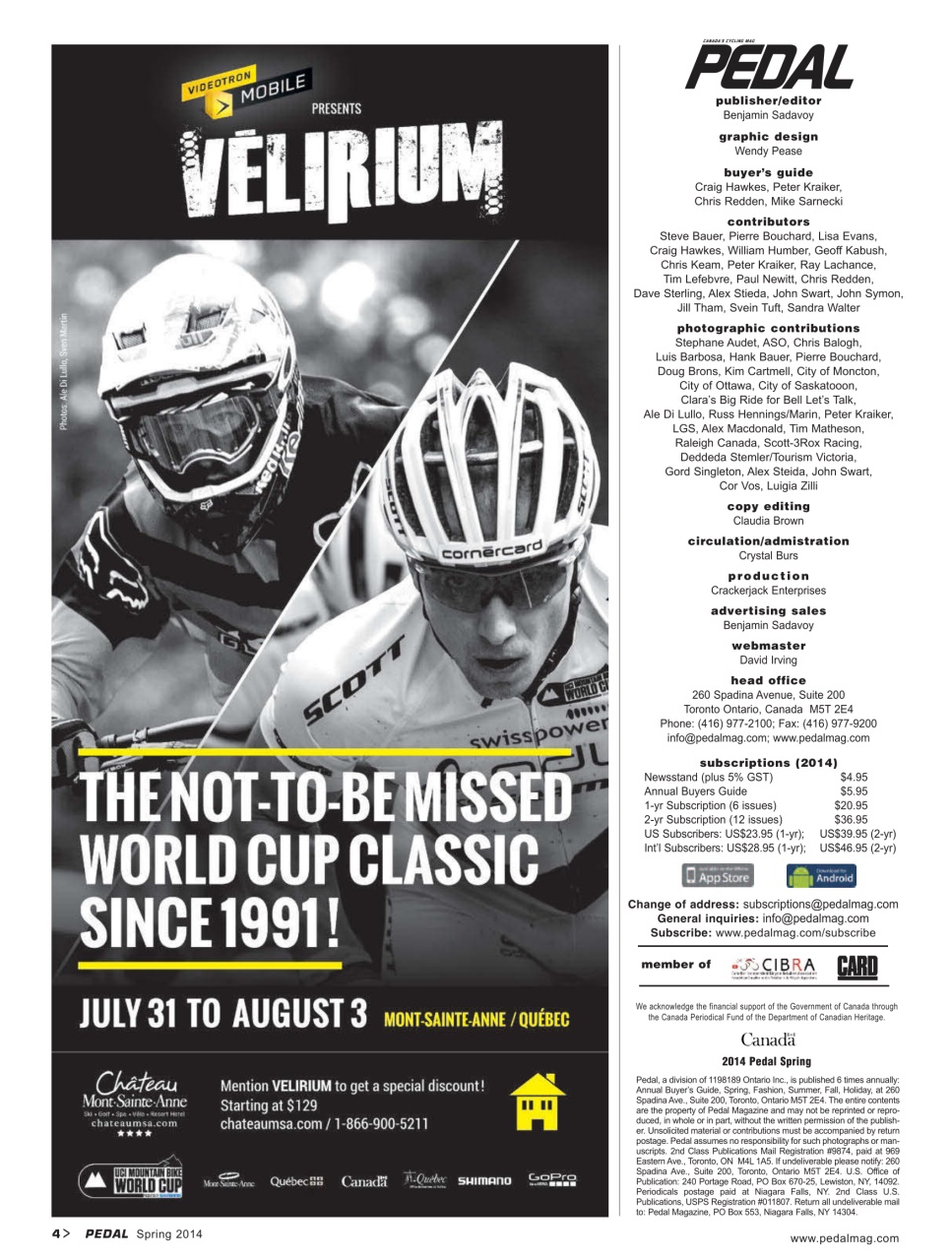 Pedal Magazine Preview Pages