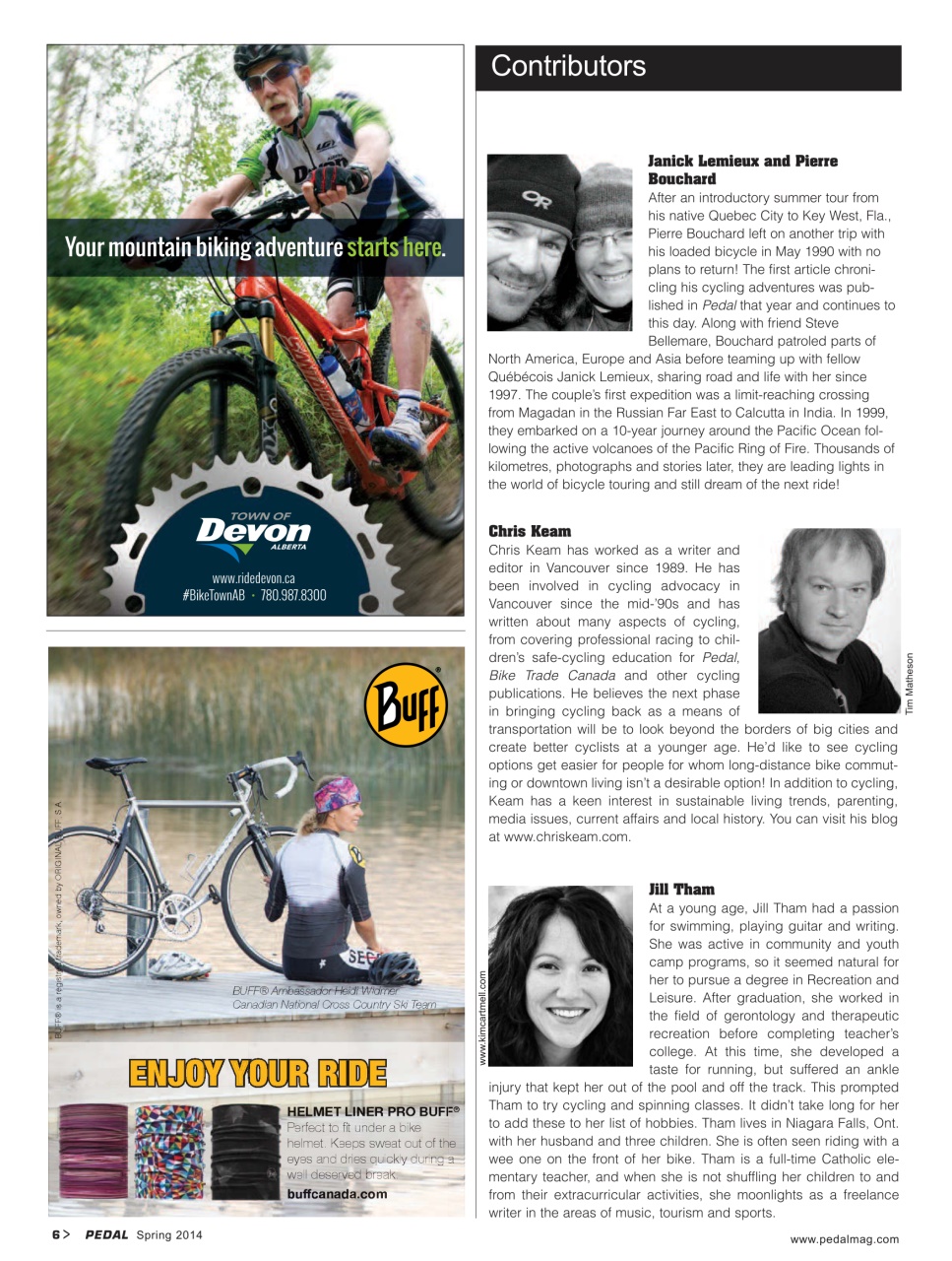 Pedal Magazine Preview Pages