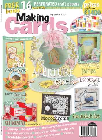 Making Cards & Papercraft issue September 2012