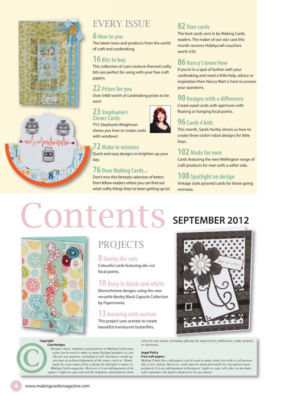 Making Cards & Papercraft Preview Pages