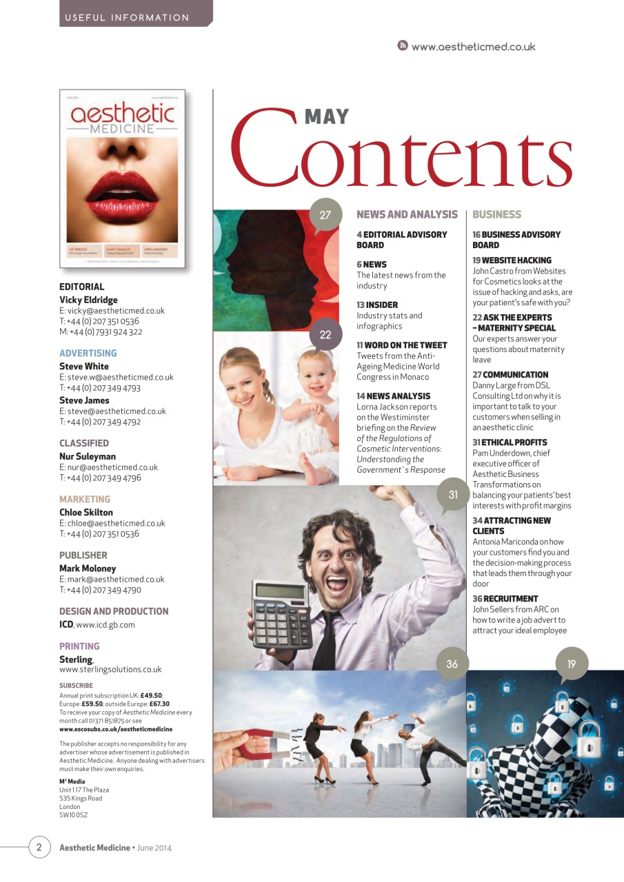 Aesthetic Medicine Preview Pages