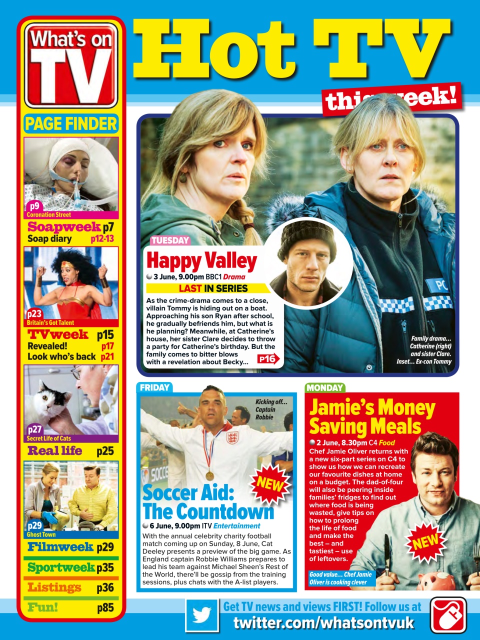 What's on TV Preview Pages