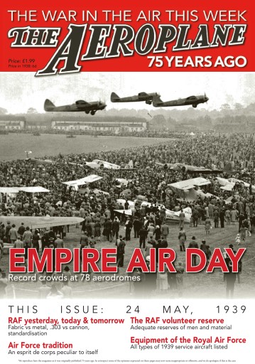 Aeroplane Weekly - The War in the Air 75 years ago issue 