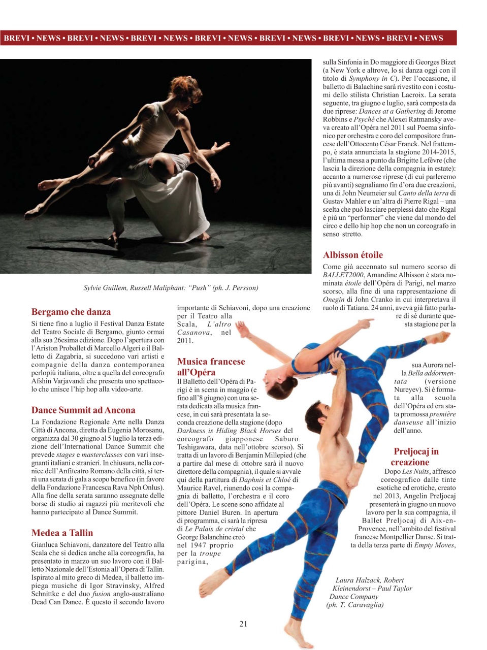 BALLET2000 Edizione Italia Preview Pages