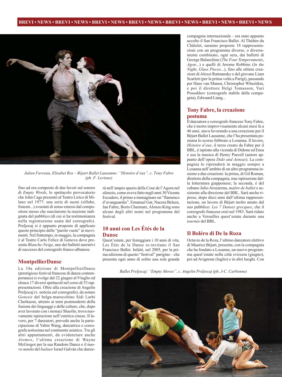 BALLET2000 Edizione Italia Preview Pages