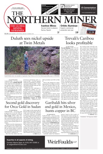 The Northern Miner issue 