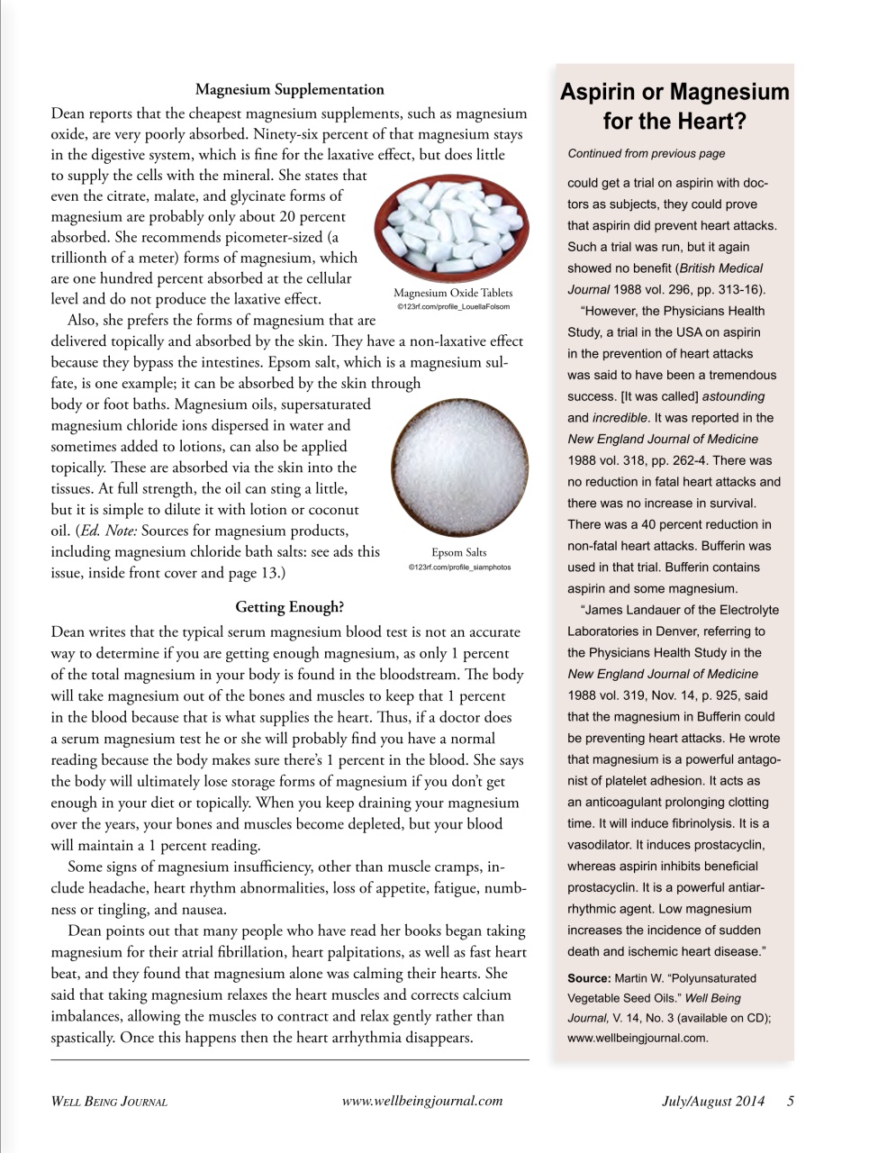 Well Being Journal Preview Pages
