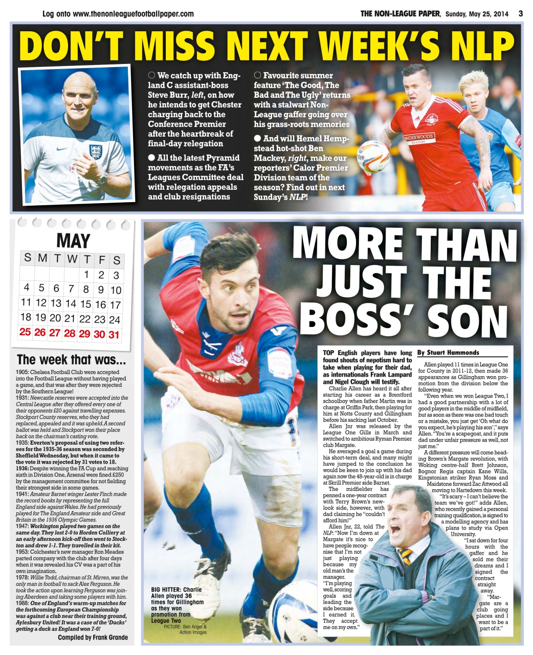The Non-League Football Paper Preview Pages