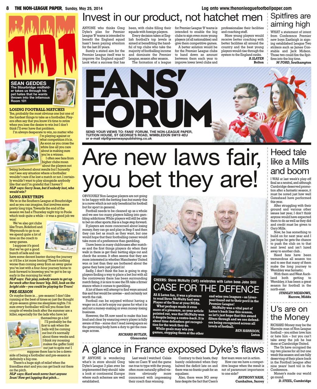 The Non-League Football Paper Preview Pages