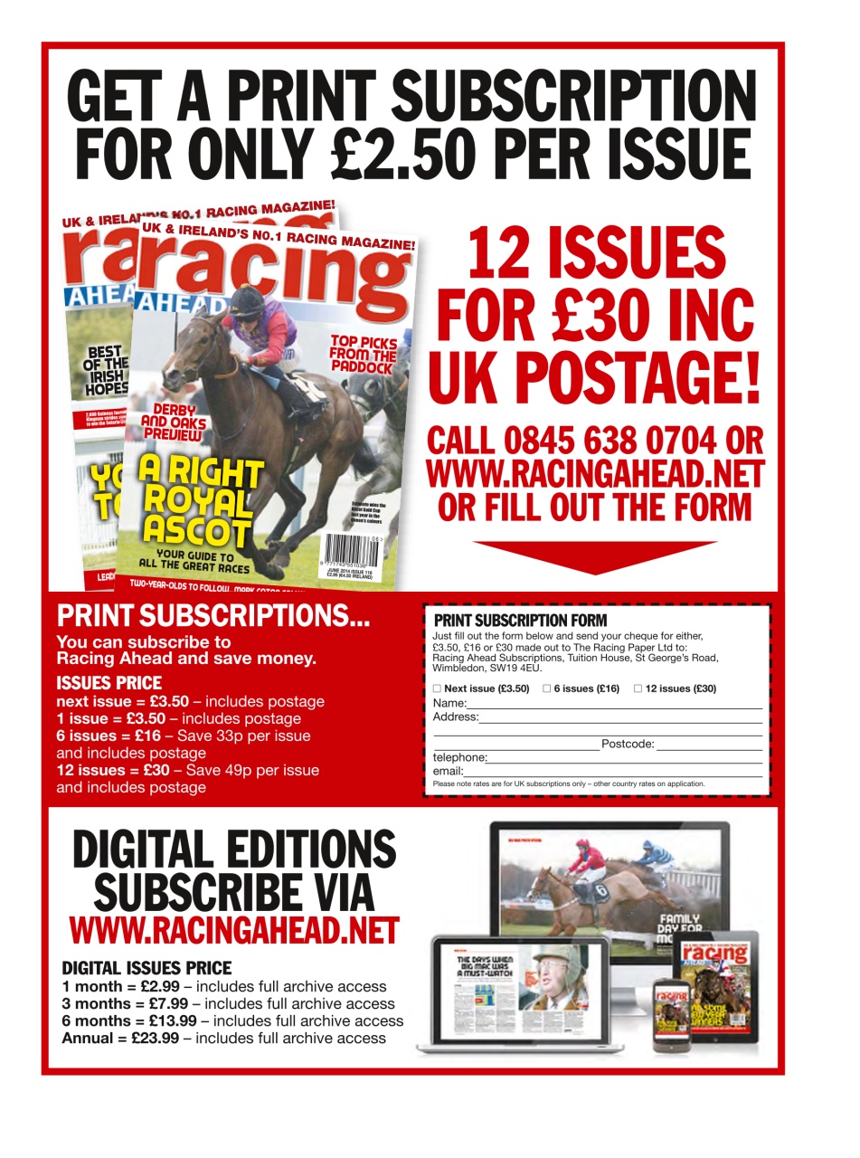 Racing Ahead Preview Pages