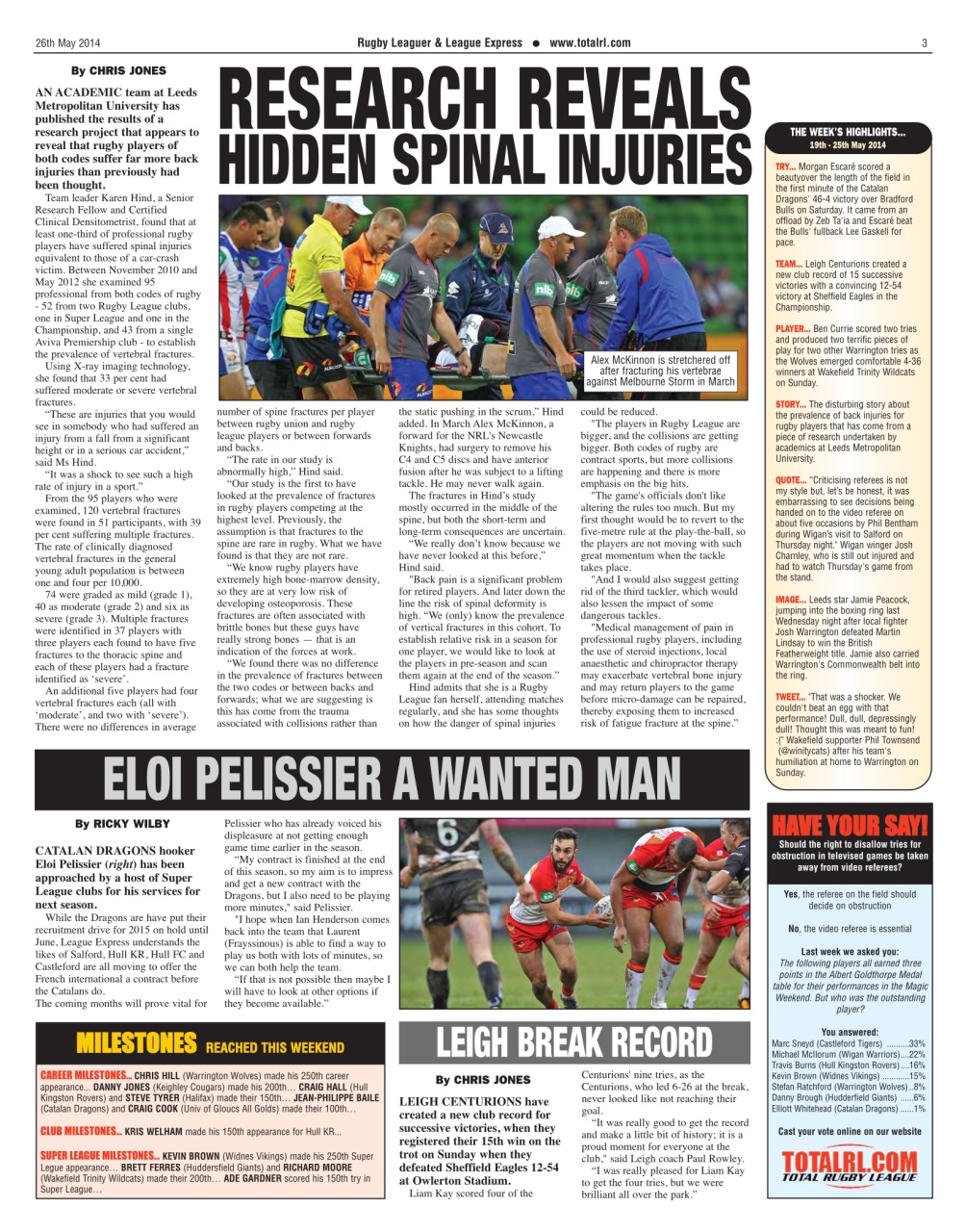 League Express Preview Pages