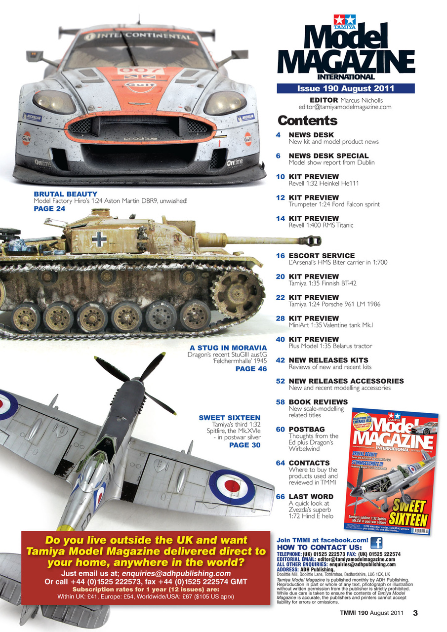 Tamiya Model Magazine Preview Pages