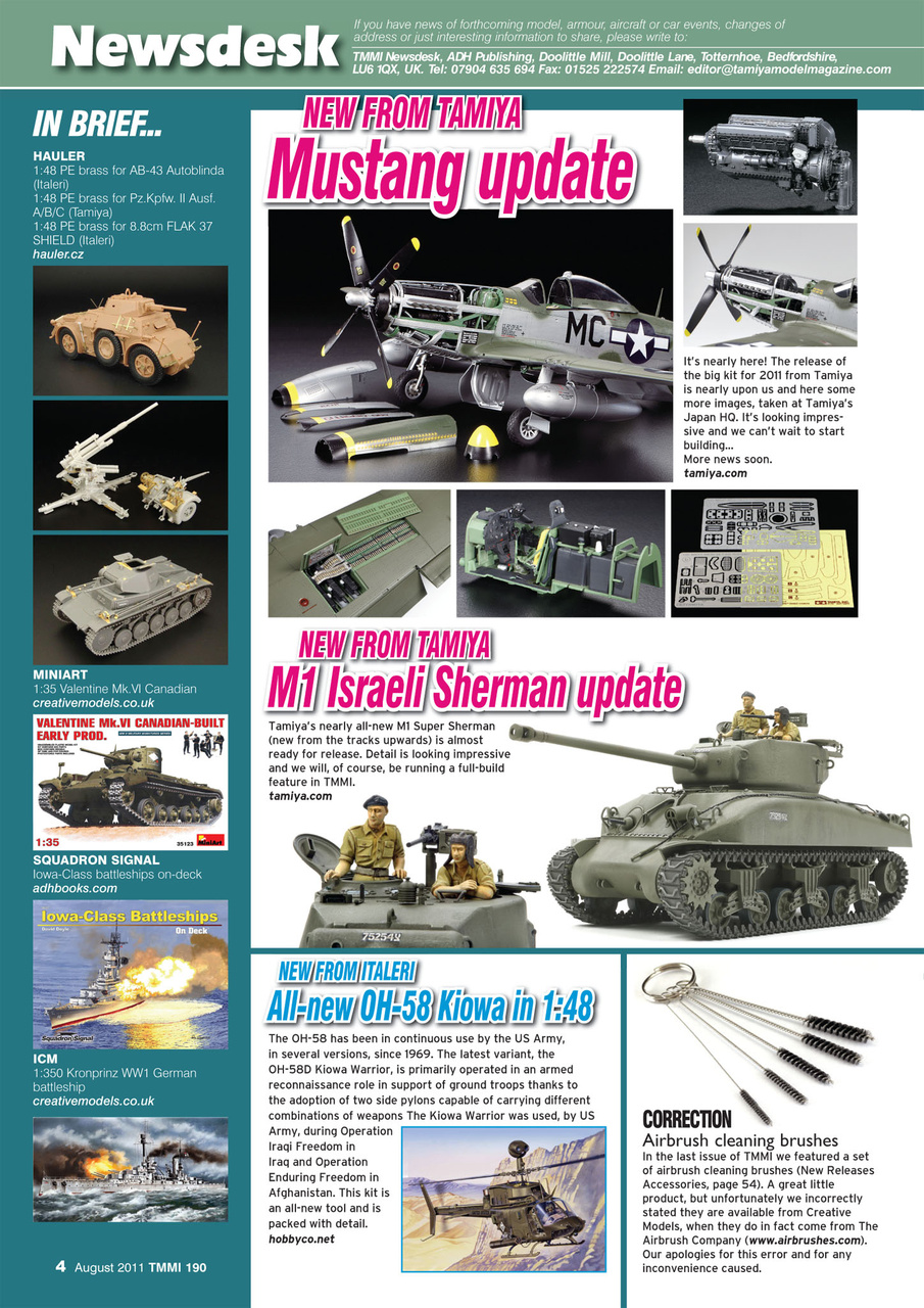 Tamiya Model Magazine Preview Pages