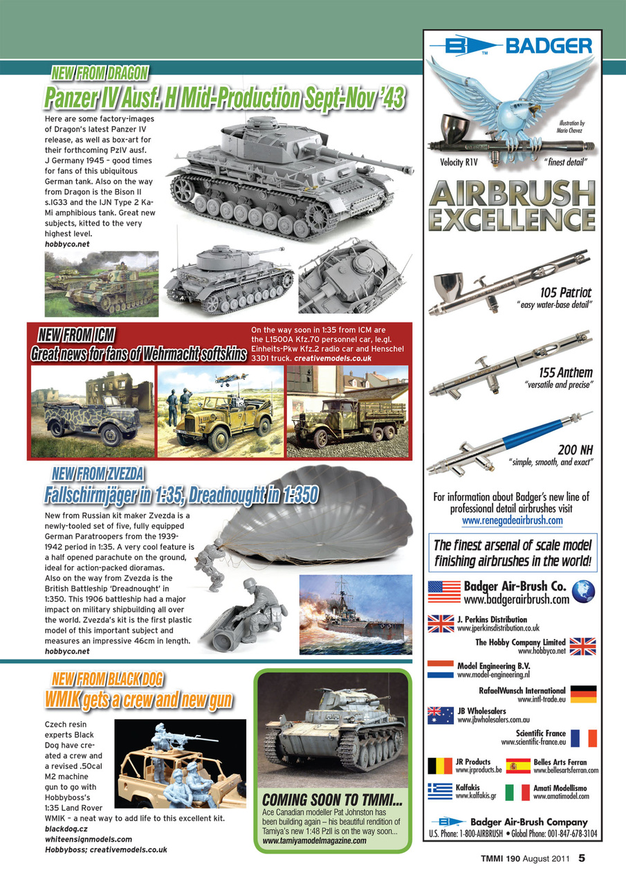 Tamiya Model Magazine Preview Pages