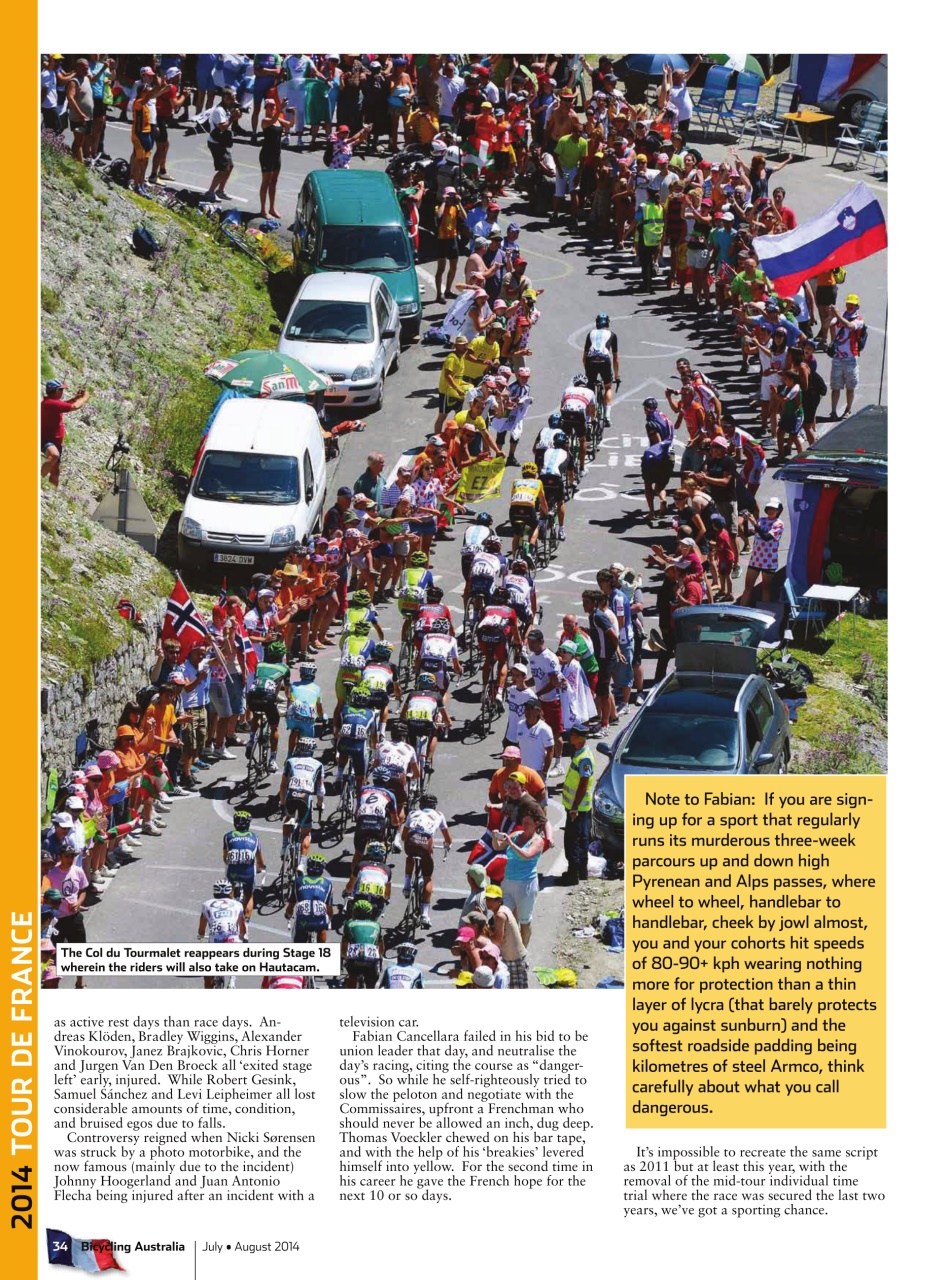 Bicycling Australia Preview Pages