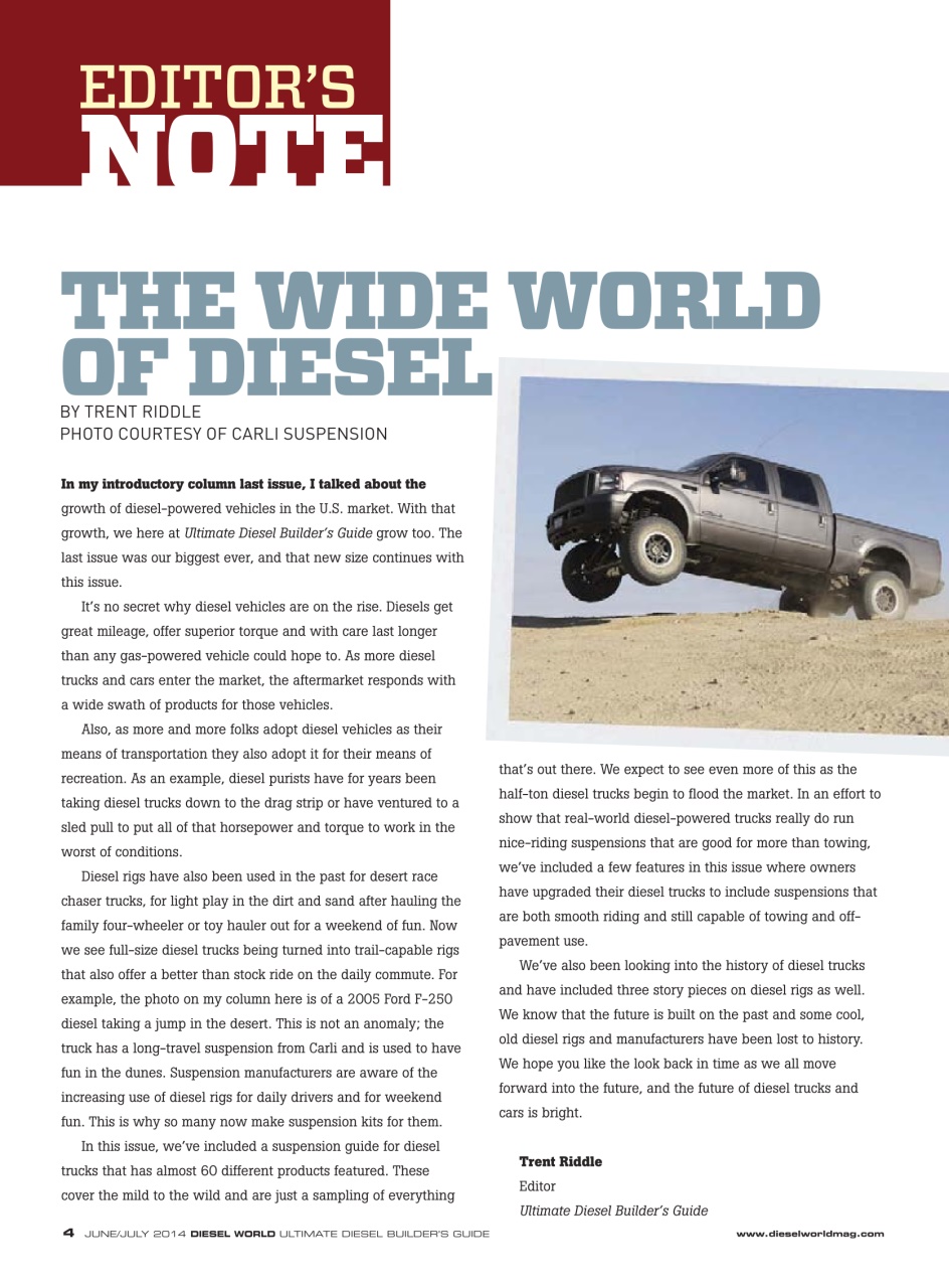 Ultimate Diesel Builders Guide Preview Pages