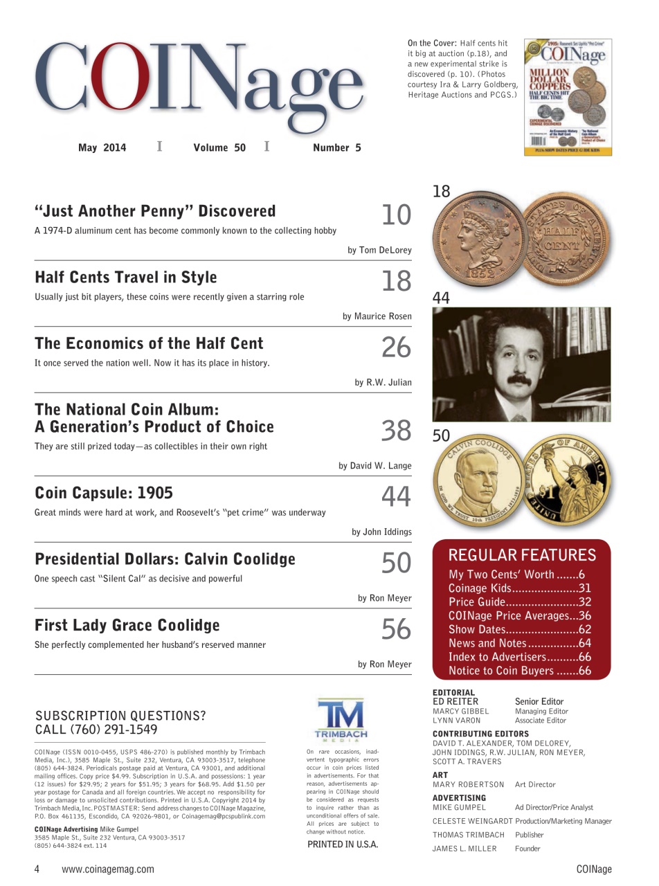 COINage Magazine Preview Pages