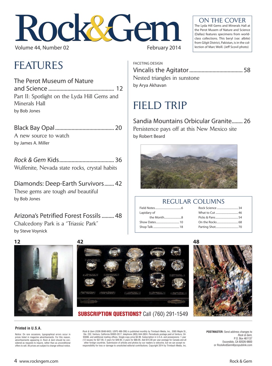 Rock&Gem Magazine Preview Pages