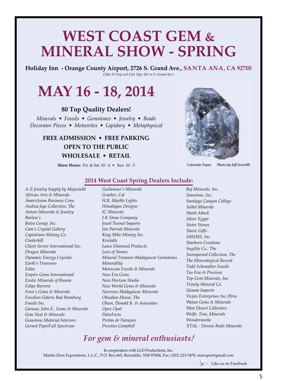 Rock&Gem Magazine Preview Pages