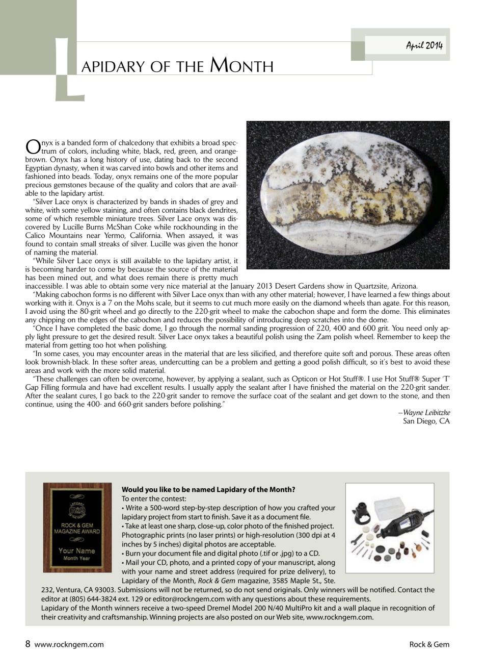 Rock&Gem Magazine Preview Pages