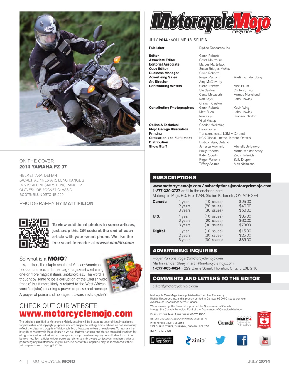 Motorcycle Mojo Preview Pages