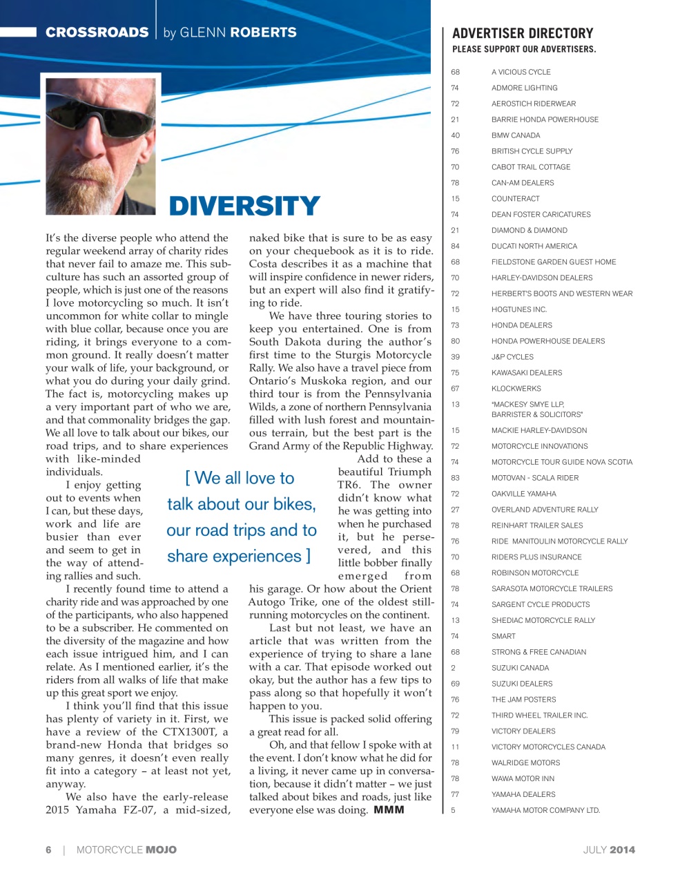 Motorcycle Mojo Preview Pages