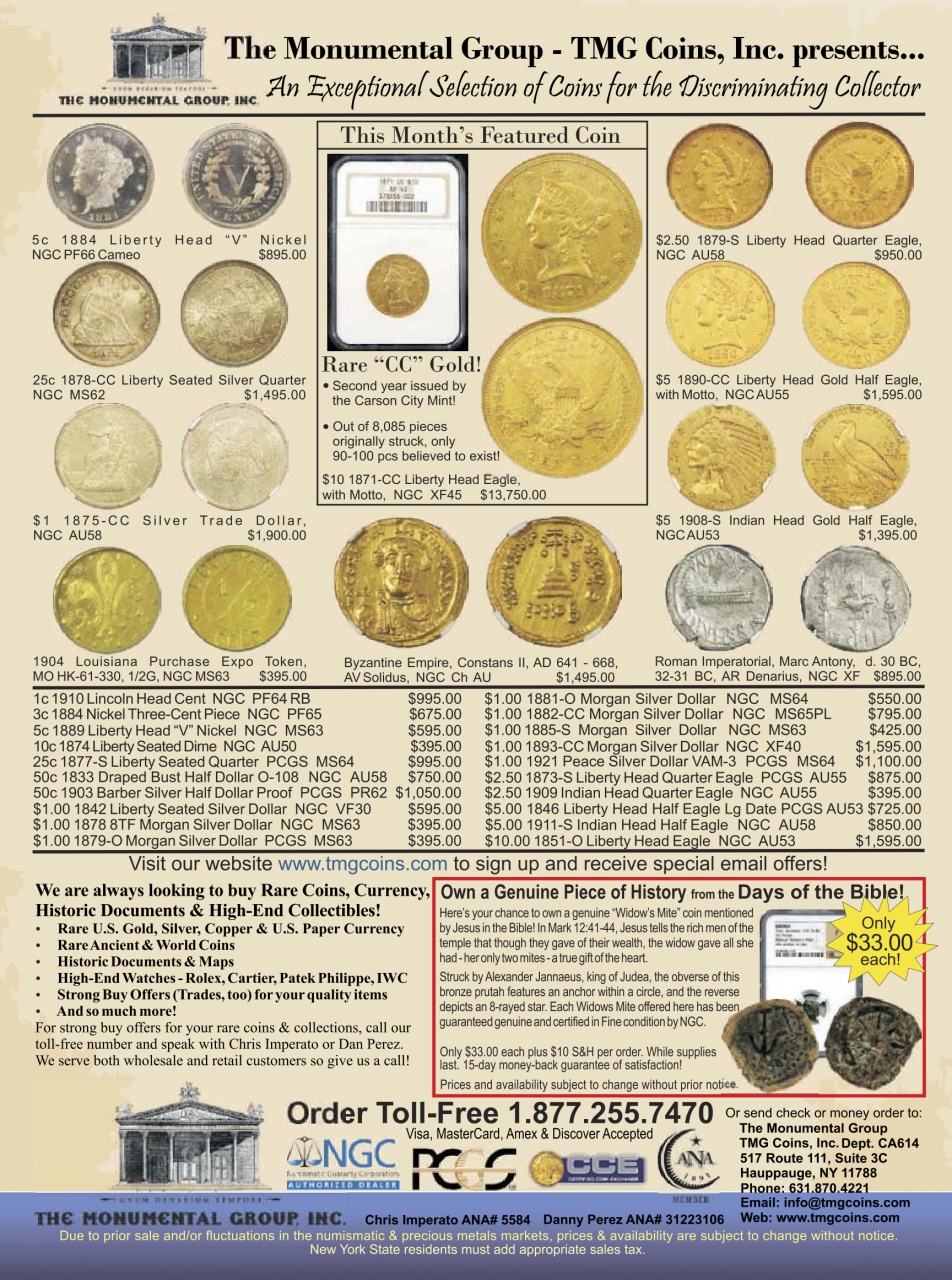 COINage Magazine Preview Pages