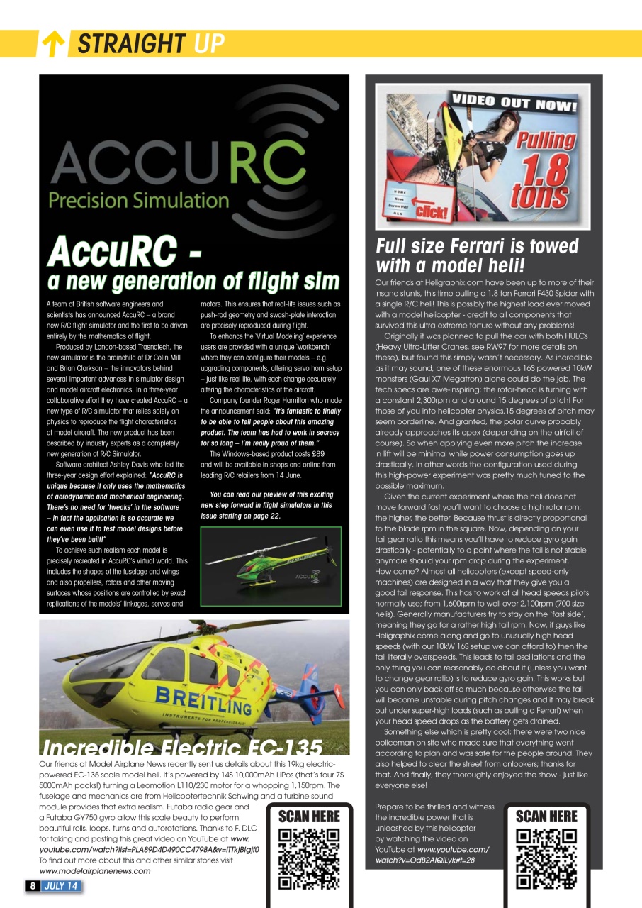 Radio Control Rotor World Preview Pages